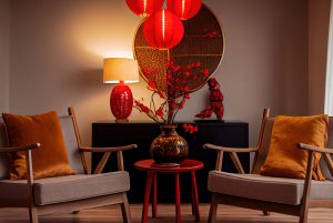 EMCO Paint Color Swatch - Chinese New Year Lounge Room Makeover