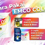 Panduan aplikasi cat kayu & besi EMCO COLOR.