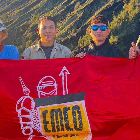 Awal perjalanan empat sekawan EMCO mendaki Gunung Rinjani
