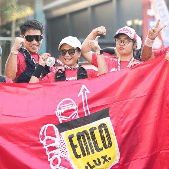 EMCO 对健康文化的承诺 —— 赞助 Merapi Run 团队