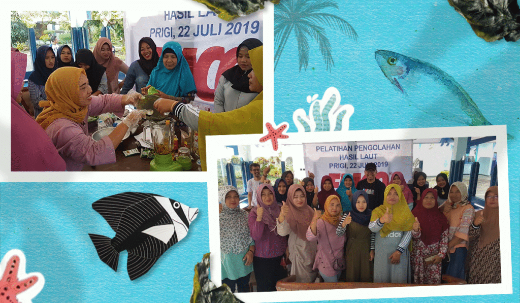 特伦加莱普里吉海产加工培训学员
